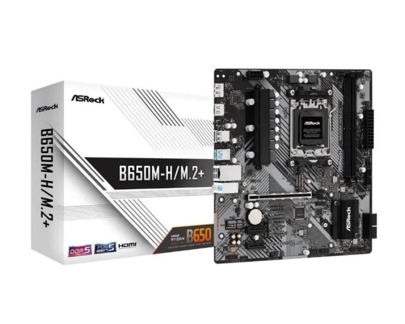 Placa-Mãe Asrock B650M-H/M.2+ AM5 DDR5