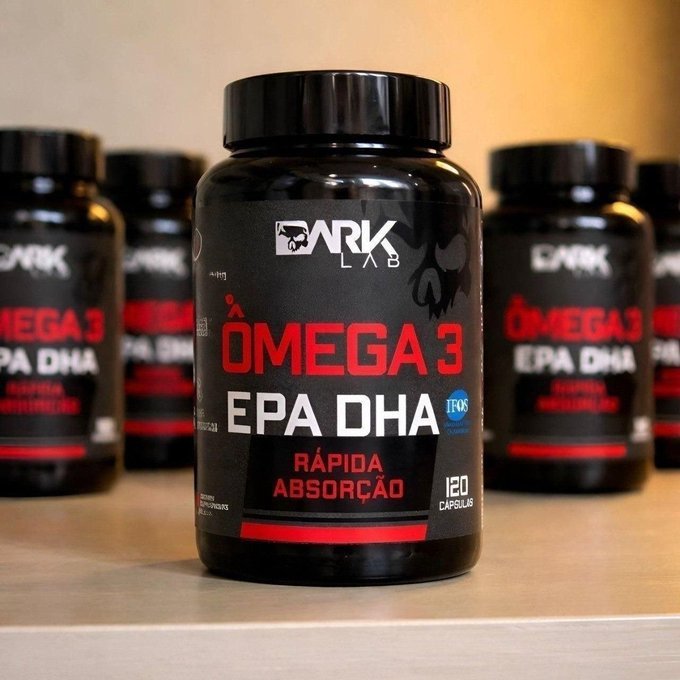 Ômega 3 EPA DHA 120 Cápsulas Dark Lab + Frete Grátis
