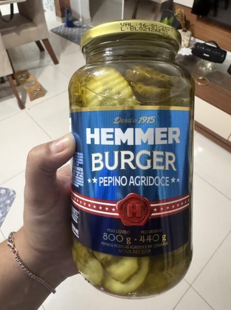 Hemmer Pepinos em Conserva Agridoce 440g