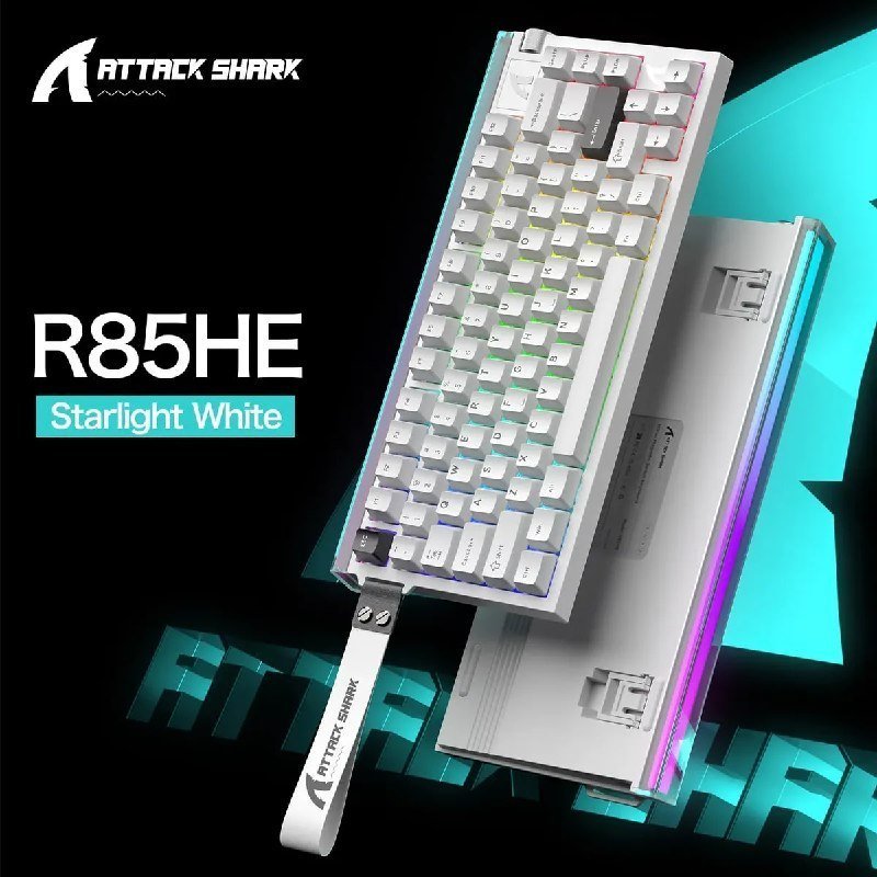 Teclado Gamer Attack Shark R85he Magnético Usb
