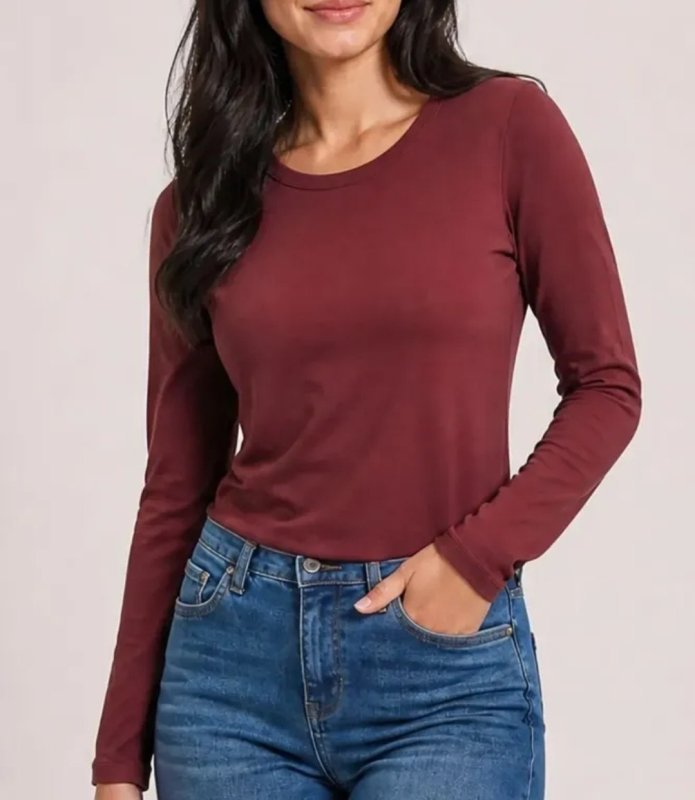 Camiseta Feminina Manga Longa Polo Wear