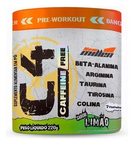 C4 Caffeine Free 220g New Millen (pré Treino Sem Cafeína) Sabor Limão