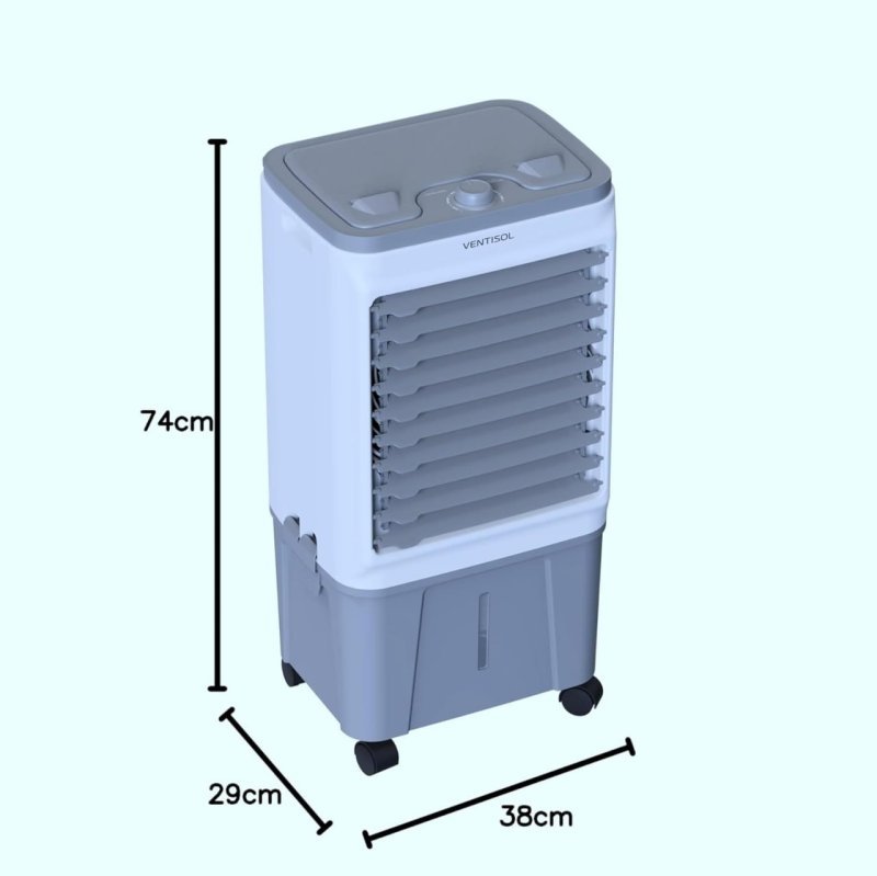 Ventisol Climatizador 16L 127V 130W - Branco/Cinza