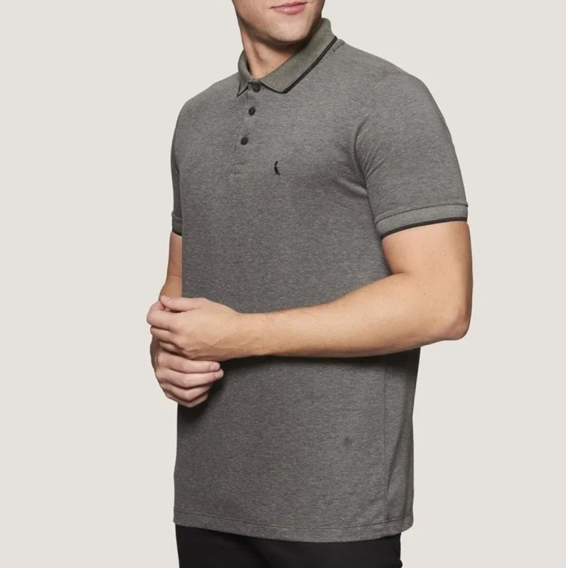 Polo Piquet Denali Reserva Preto