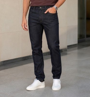 Calça Jeans Regular Black Preto