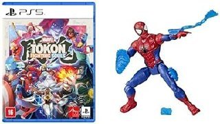 Bundle MARVEL Tōkon: Fighting Souls PS5 + Boneco Hasbro Marvel Spider-Man Figura Action Verse Articulada + Frete Grátis