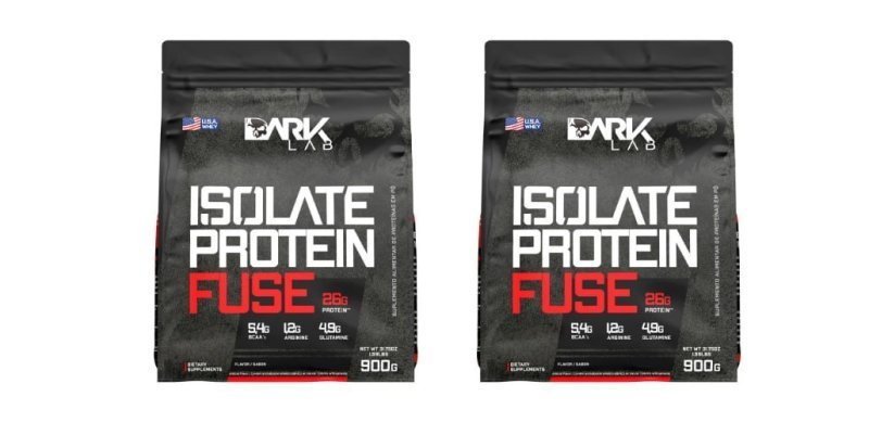 2x Whey Isolate Protein Fuse Refil 900g Dark Lab