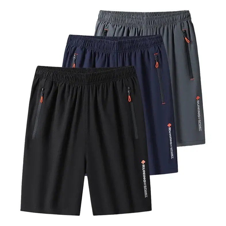 Kit 3 Bermudas Dry Fit com Zíper