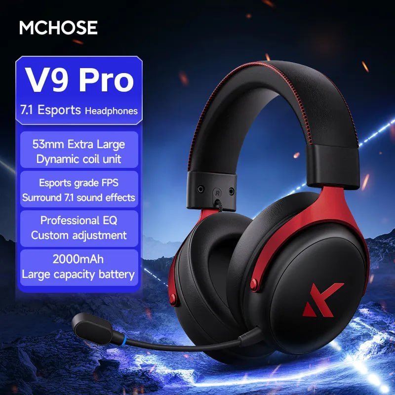 Headset Mchose V9 Pro Sem Fio
