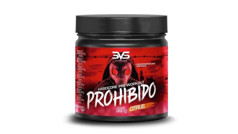 Pré Treino Prohibido Citrus 360g