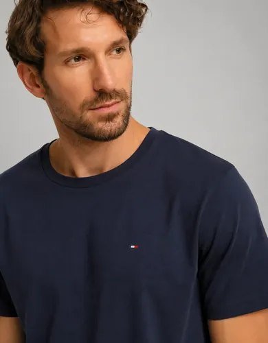 Camiseta Tommy Hilfiger Masculina Azul Marinho Algodão
