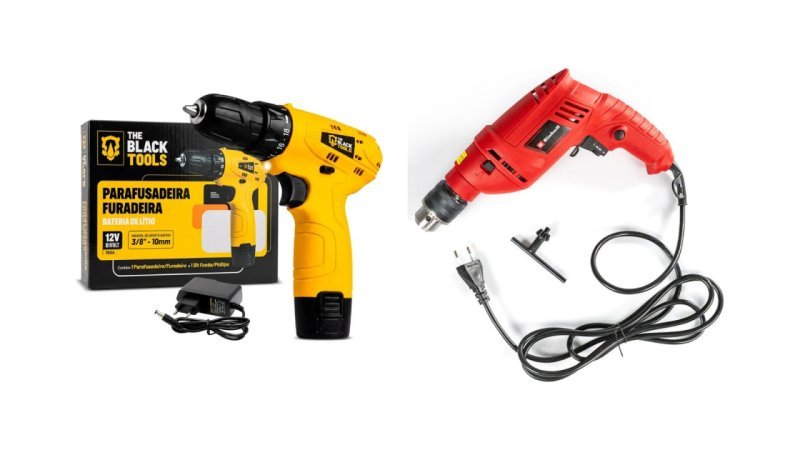 Parafusadeira e Furadeira The Black Tools 3/8 60Hz bivolt