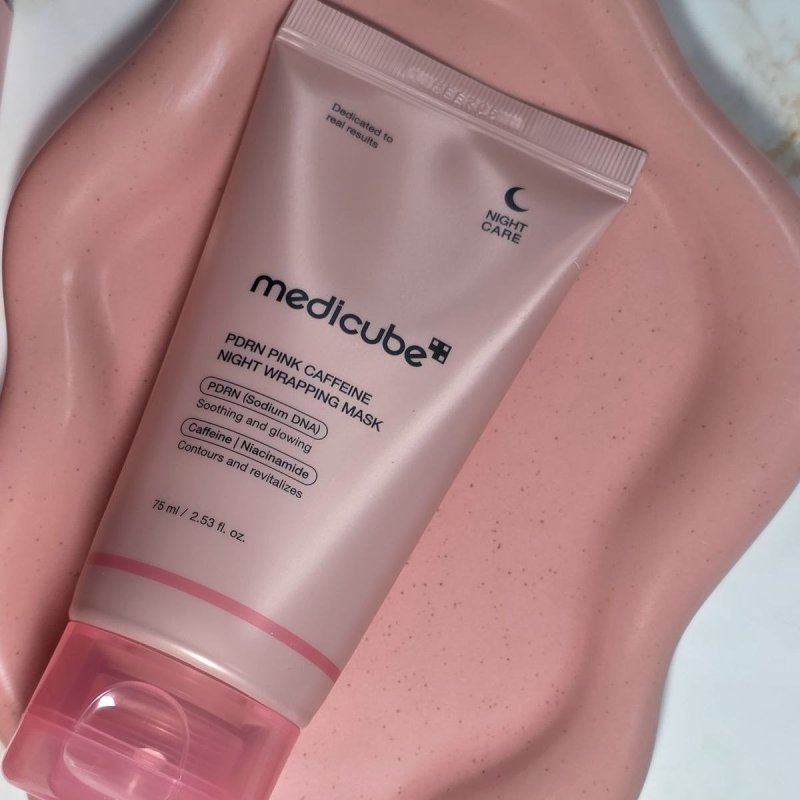 PDRN Pink Caffeine Night Wrapping Mask Medicube 75ml