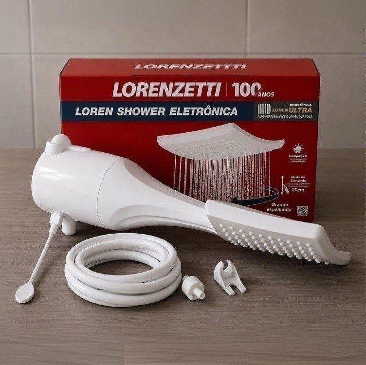 Lorenzetti Loren Shower Ultra Multitemperaturas de 220V 7500w ducha branca