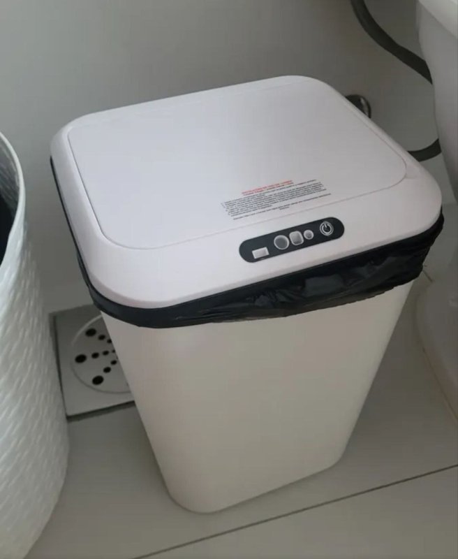 Lixeira Inteligente 16L Sensor Automático Sem Contato