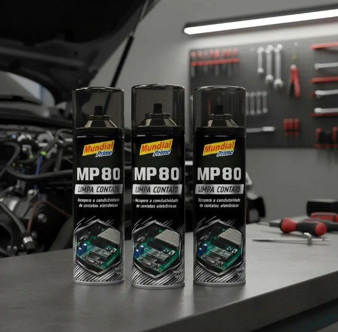 Kit 03 Uni Limpa Contato Elétrico Eletrônico Mundial Prime