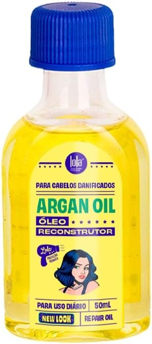 Argan Óleo Reparador 50ml Lola Cosmetics - Hidratação Profunda