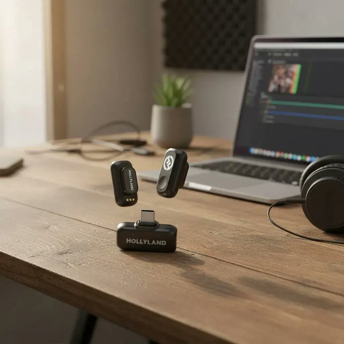 Microfone Hollyland Lark A1 Mini USB-C + Frete Grátis