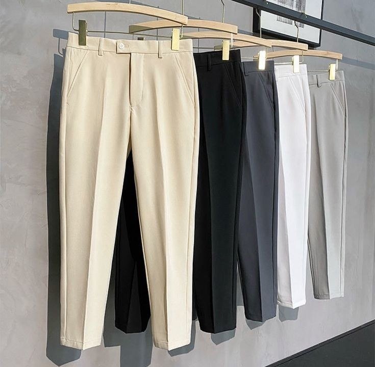 Calça Social Alfaiataria Masculina Malha Elastano Stretch