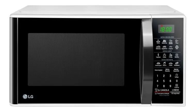 LG Micro-ondas 30L Branco Limpa Fácil - 127V