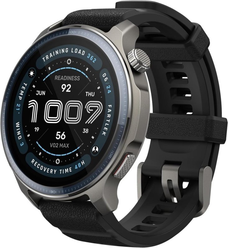 Amazfit Smartwatch Balance 2 - 47mm AMOLED Safira - GPS Dual Band - Preto