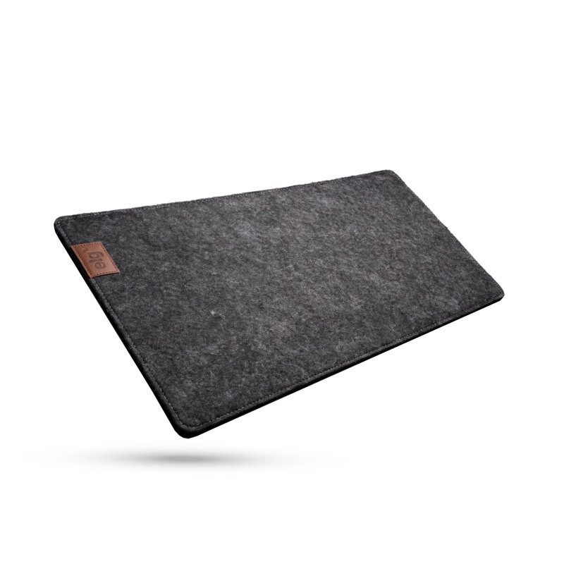 ELG, Mousepad Desk Mat MPEL-DG, Feltro Premium, Porta-copo em Courino, 600x300x3mm