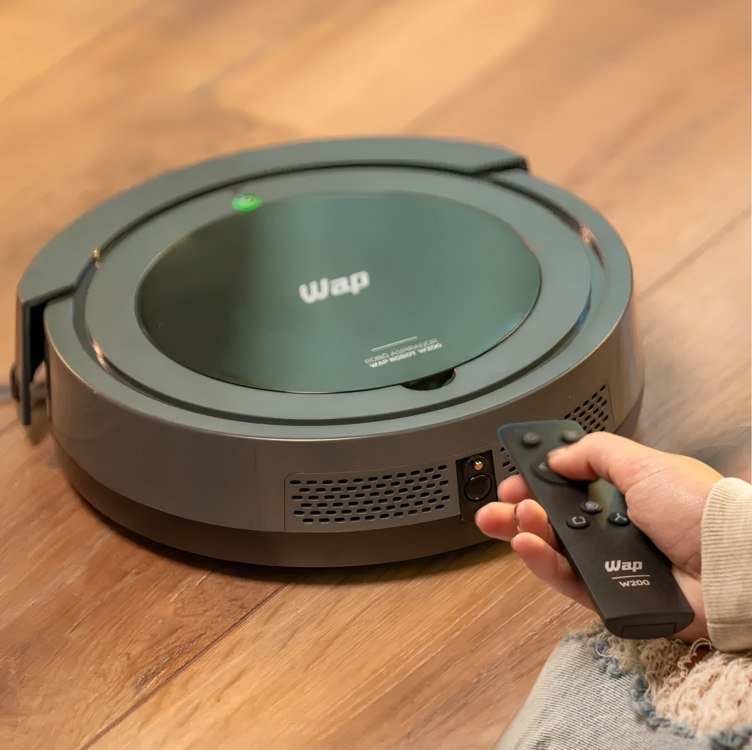 WAP Robô W200 Aspirador Robô 3 em 1 Varre Aspira Passa Pano Bivolt