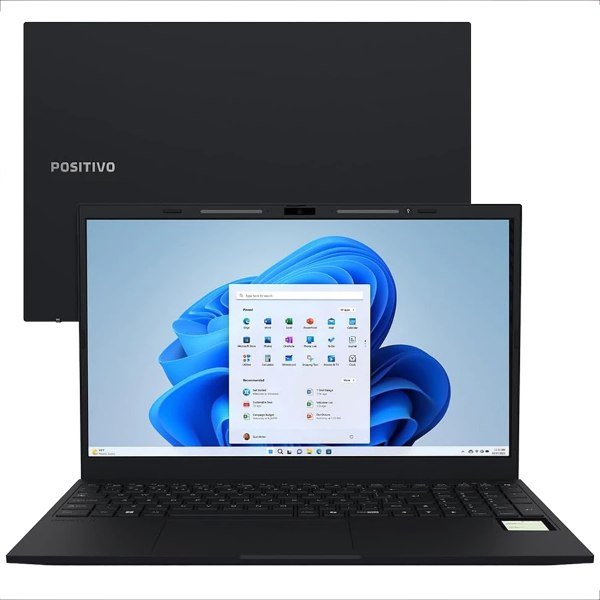 Notebook Positivo Vision R15M AMD Ryzen 5-5625U 16GB RAM 512GB SSD Windows 11