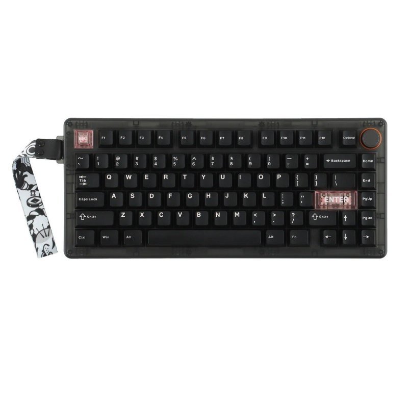 Teclado Mecânico Sem Fio Cidoo QK75 (PRETO)