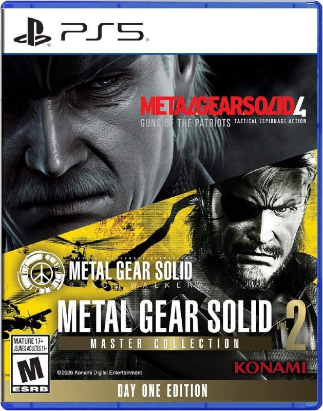Metal Gear Solid: Master Collection: Vol. 2 (Day One Edition) PS5