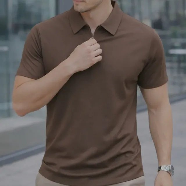 Camisa Polo Zíper Tech Fit + Frete Grátis