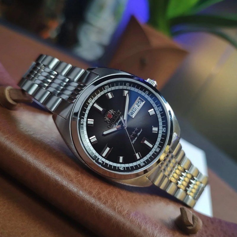 Relógio Orient 3 Estrelas Heritage Automático Yn6ss004 P1sx