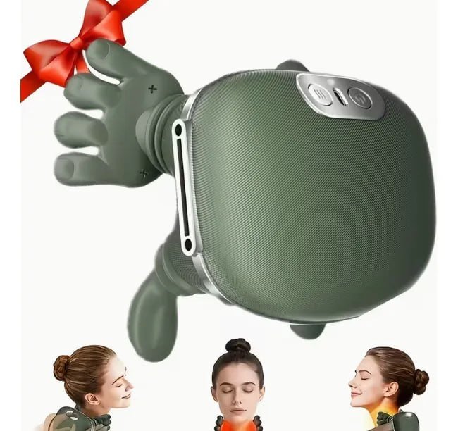 Massageador Elétrico Para Pescoço E Ombros com Aquecimento