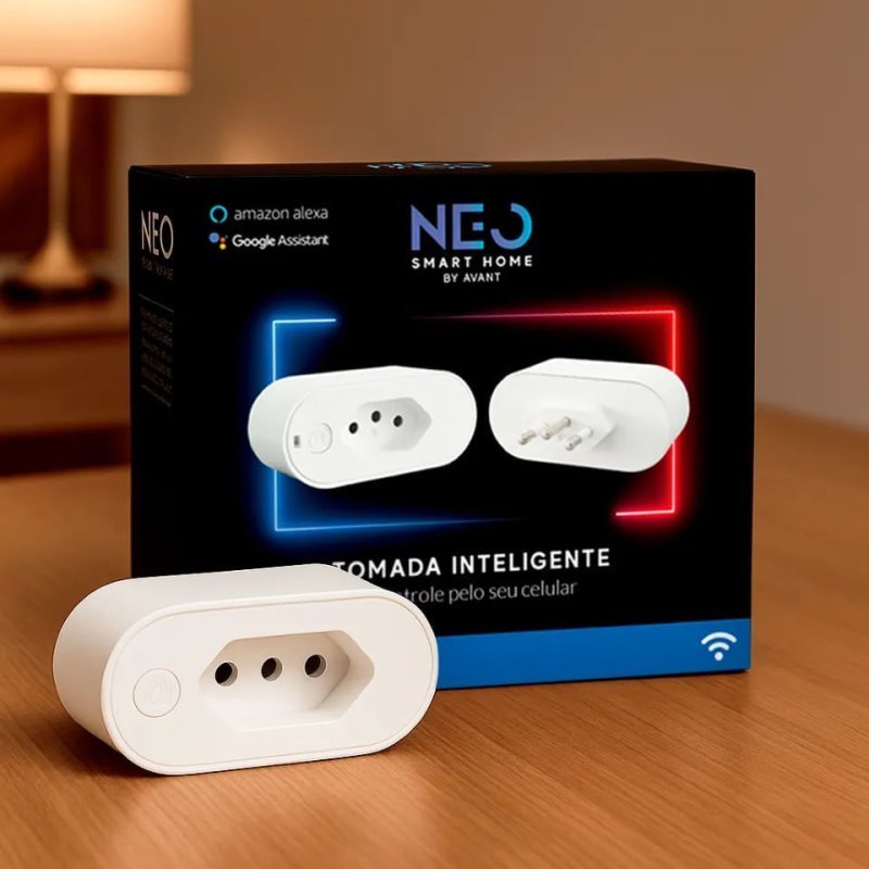 Tomada Inteligente Smart Wi-fi 2.4 GHz 10A Bivolt Neo Avant
