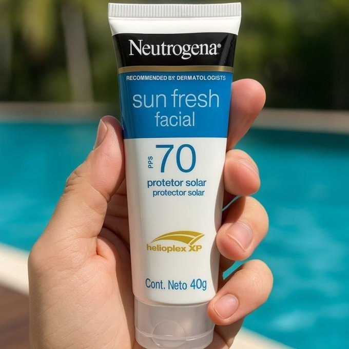 Neutrogena Sun Fresh Protetor Solar Facial, FPS 70, 40g