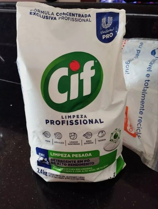 Limpador em Pó Limpeza Profissional 2,4kg Cif
