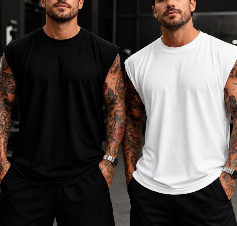Regata Oversized Masculino Tamanho Grande Básica Lisa