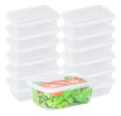 Jogo 10 Potes Para Alimentos 800ml BPA Free