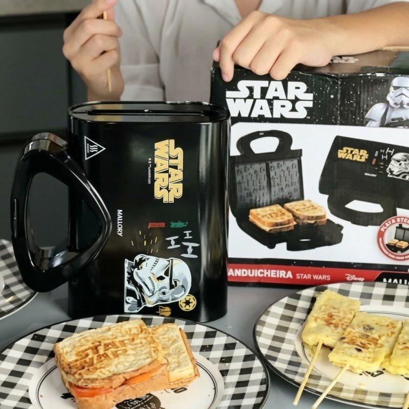 Sanduicheira Elétrica Mallory Star Wars Empire Plates