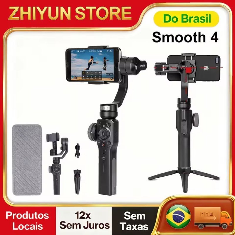 ZHIYUN Smooth 4 Estabilizador Gimbal Profissional