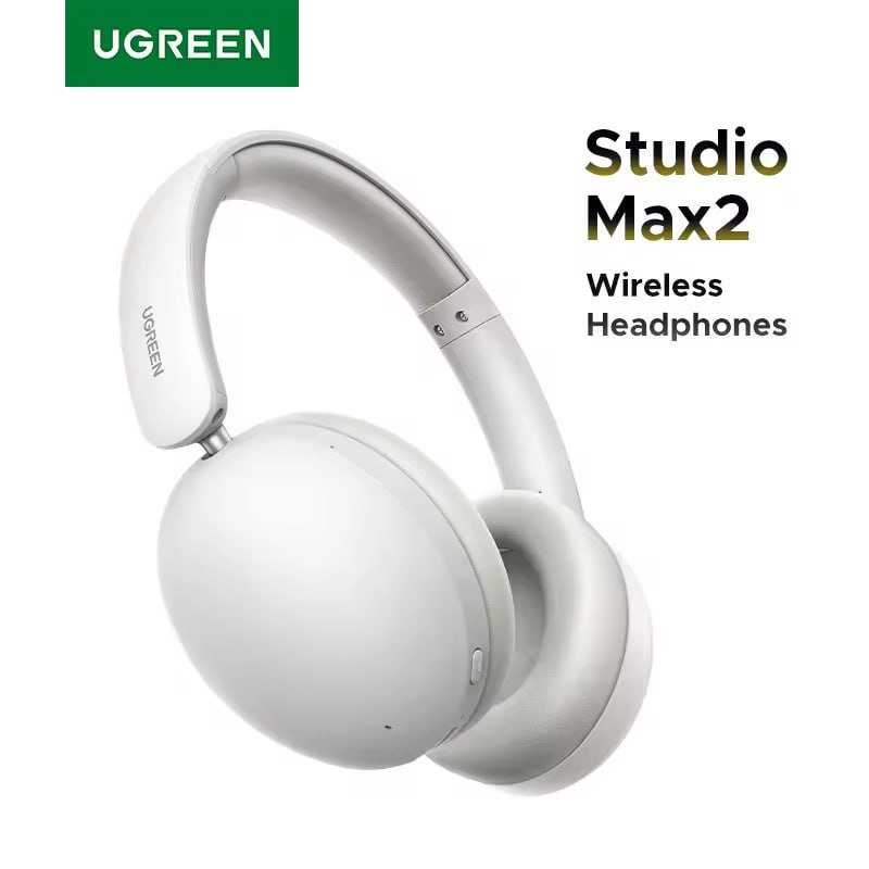 Headphone UGREEN Studio Max2 Bluetooth 5.4 Over-Ear Hi-Fi, Microfone Integrado e Bateria de até 80 Horas