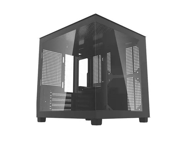 Gabinete Gamer Aquário Aigo Apollo A275, Mini-Tower, Lateral de Vidro, Preto