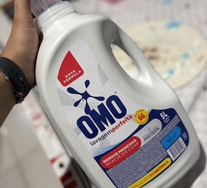 Omo Lavagem Perfeita Sabão Líquido 5L + Frete Grátis