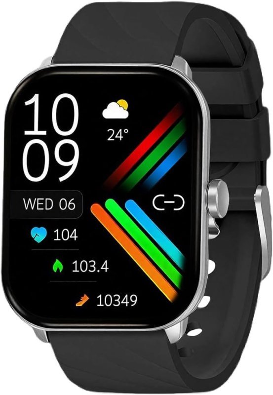 Relógio Inteligente com Tela Grande de 2.01”, Bluetooth Smartwatch, +100 Modos Esportivos e IP68 – FB045