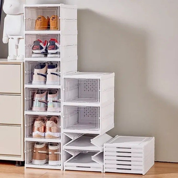 Sapateira Organizador Sapatos Empilhável Vertical 6 Andares