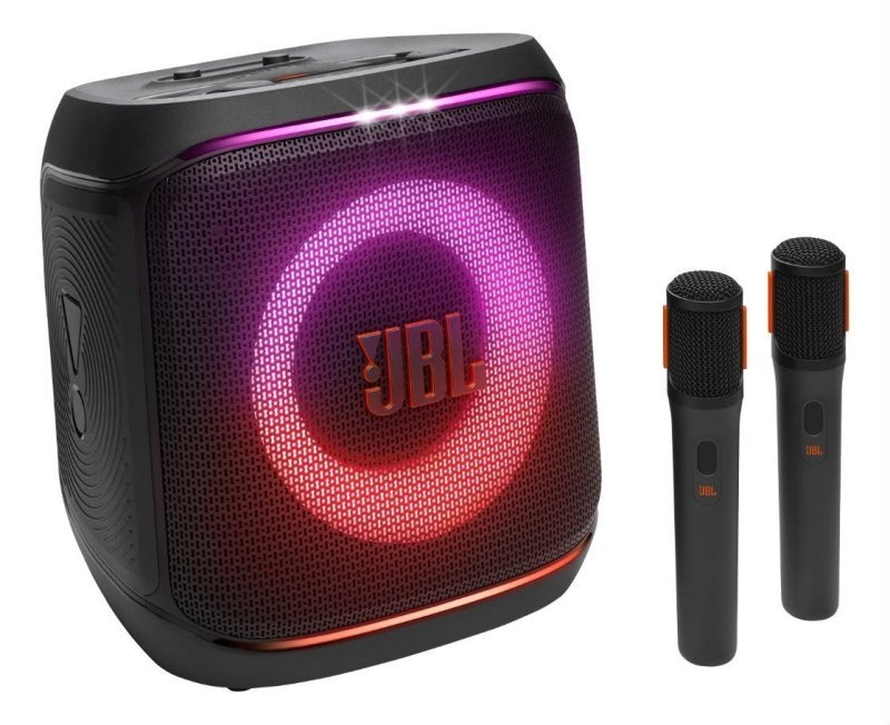 Caixa de Som Partybox Encore 2 com Microfone JBL Preto