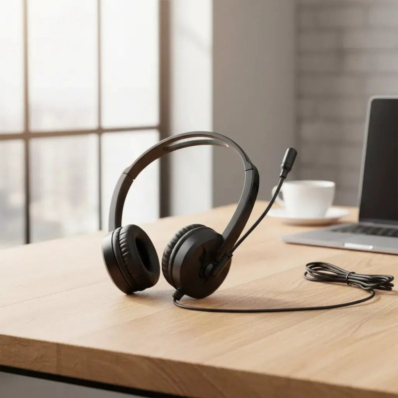 Headset HP Call Center DHE-8009 194r3aa conexão P3