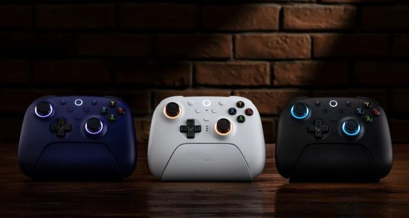 Controle 8BitDo Sem Fio Ultimate 2 TMR + base de carregamento (Já no Brasil)