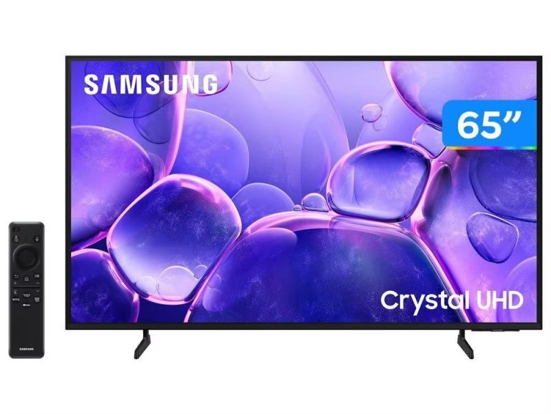 Smart TV 65" Samsung 4K UHD Crystal UHD UN65U8600FGXZD Tizen Bixby 3 HDMI