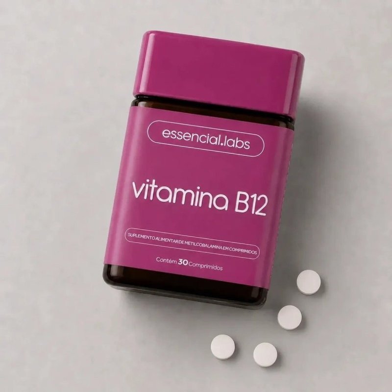 Vitamina B12 Metilcobalamina Fórmula com Máxima Pureza e Concentração 30 Doses